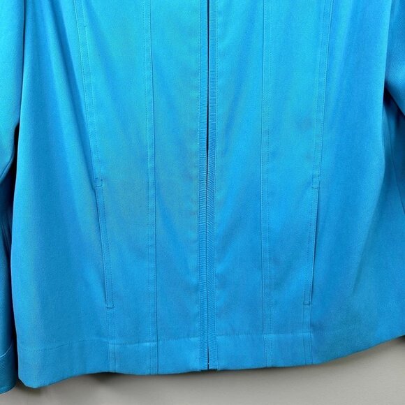 Allison Daley Y2K blue zip up size 10 - Picture 4 of 7